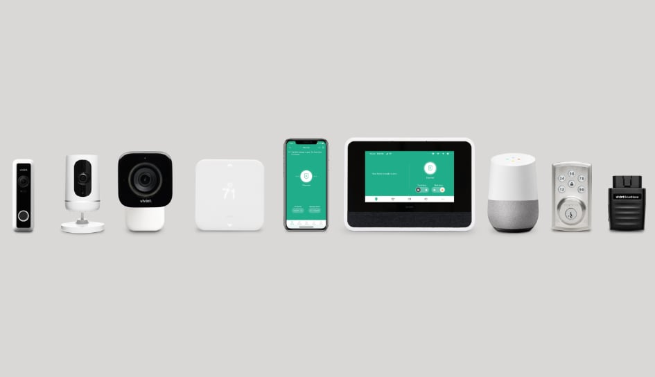Vivint home security product line in Bend